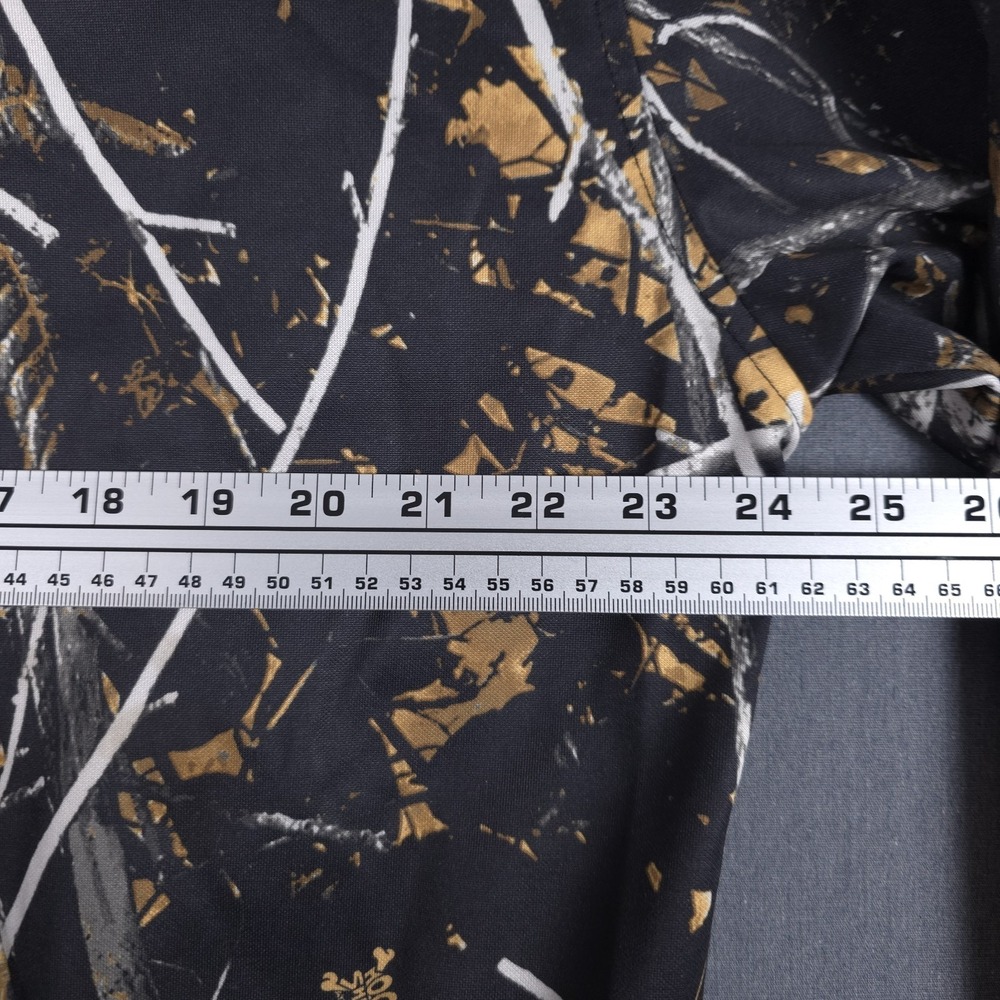 Moon Shine Camo Hoodie Men Large Outshine Camouflage Wicking Pullover Sweatshirt - Picture 4 of 6